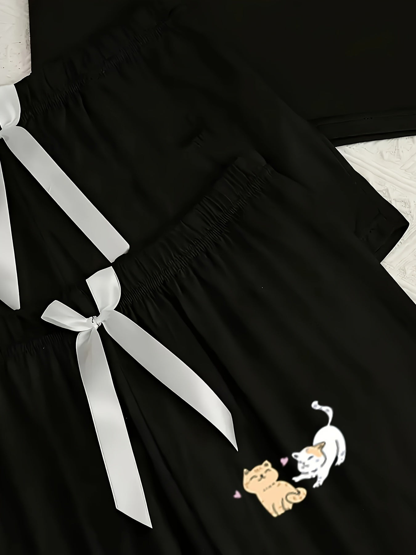 Katten pyjama set 3-delig zwart “Cute Cat” | PRE-ORDER