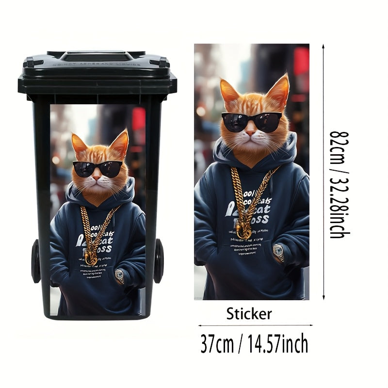 Container sticker rode kat “Cool Cat” | PRE-ORDER