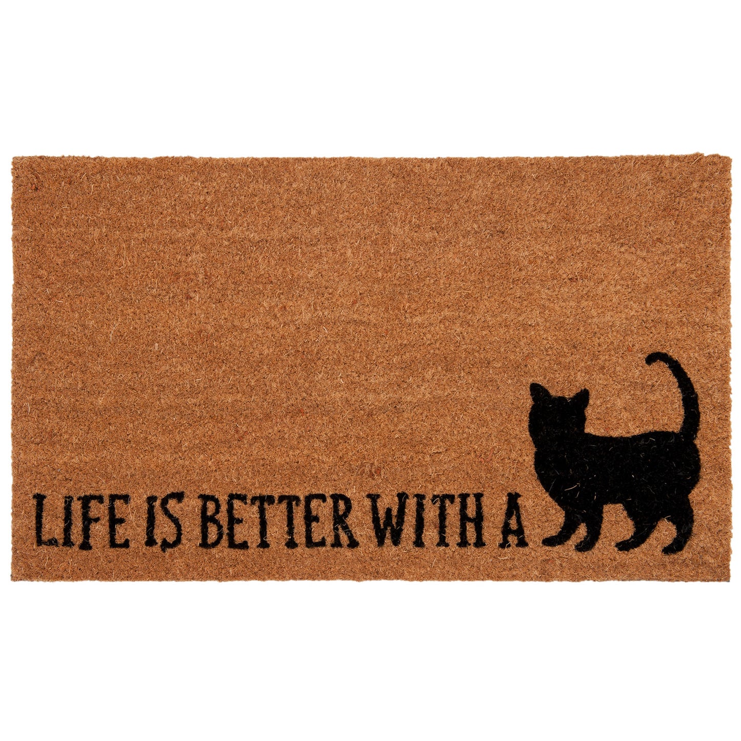 Deurmat poes LIFE IS BETTER WITH A 🐈⬛