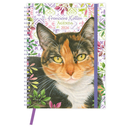Franciens katten Bureau-agenda Laura (harde kaft) 2026