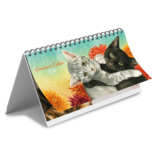 Franciens katten Desk Kalender 2026