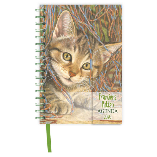 Franciens katten spiraalagenda (luxe) Evi 2026