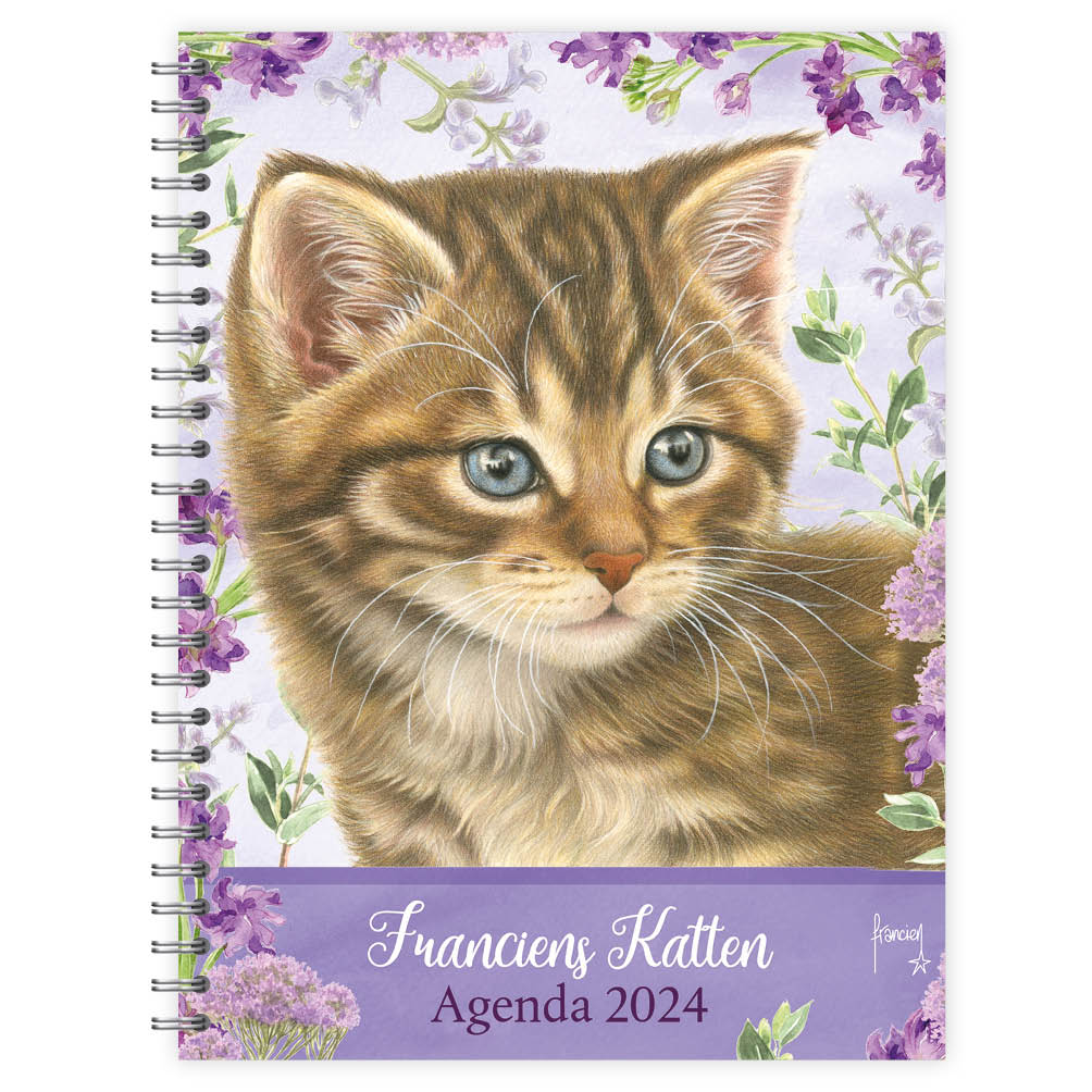 Franciens Katten Bureau-agenda 2024 (harde kaft) Wanda