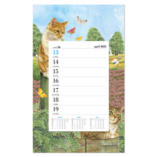 Franciens Katten Weeknotitie op schild Bloemenveld 2025