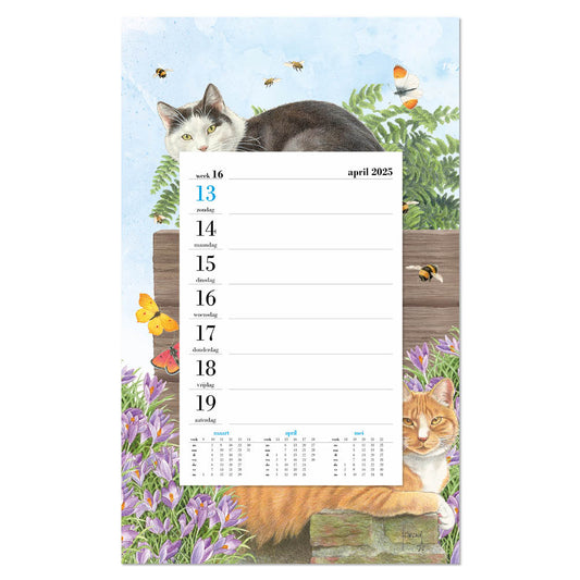 Franciens Katten Weeknotitie op schild Krokussen 2025