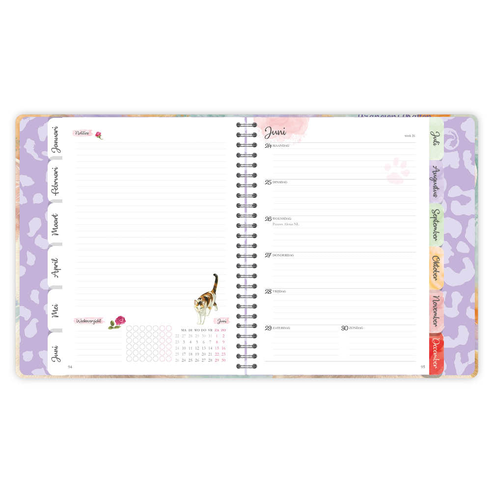Franciens Katten Weekplanner 2024 Sam