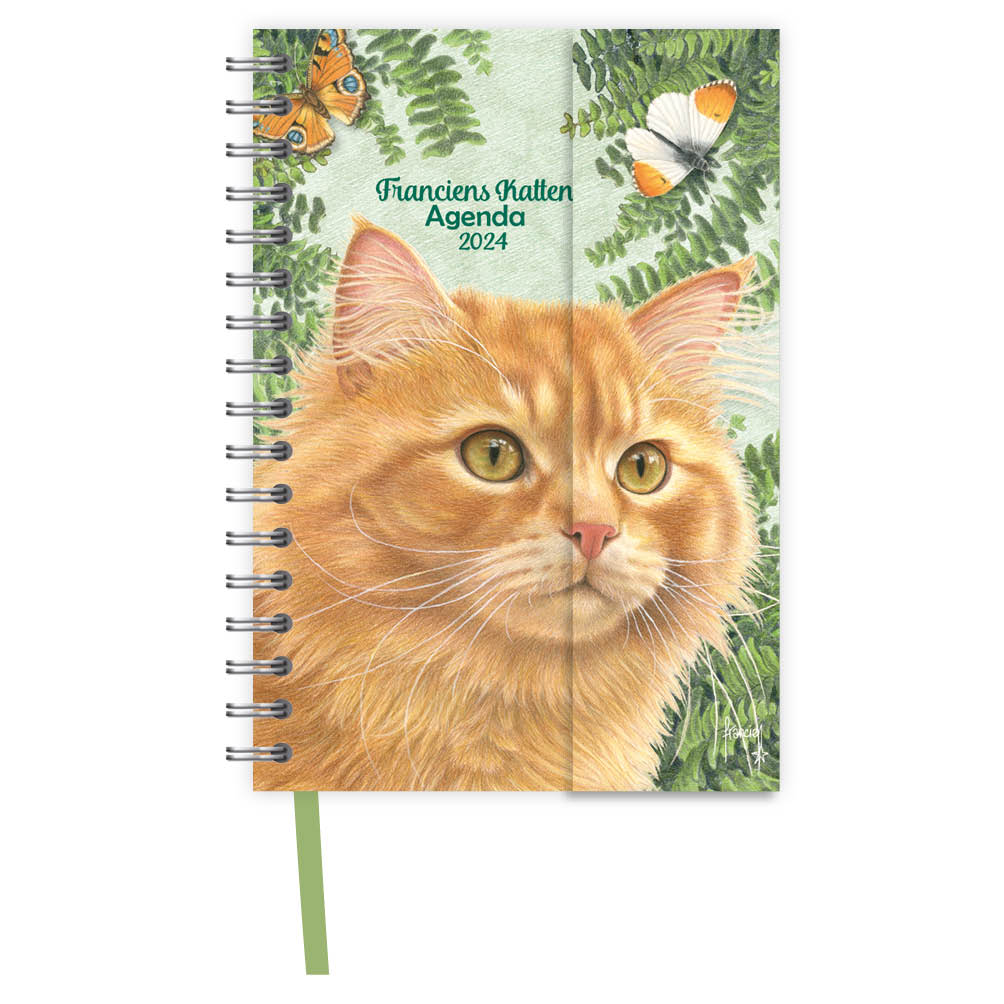 Franciens Katten spiraalagenda 2024 (luxe) Jeroen