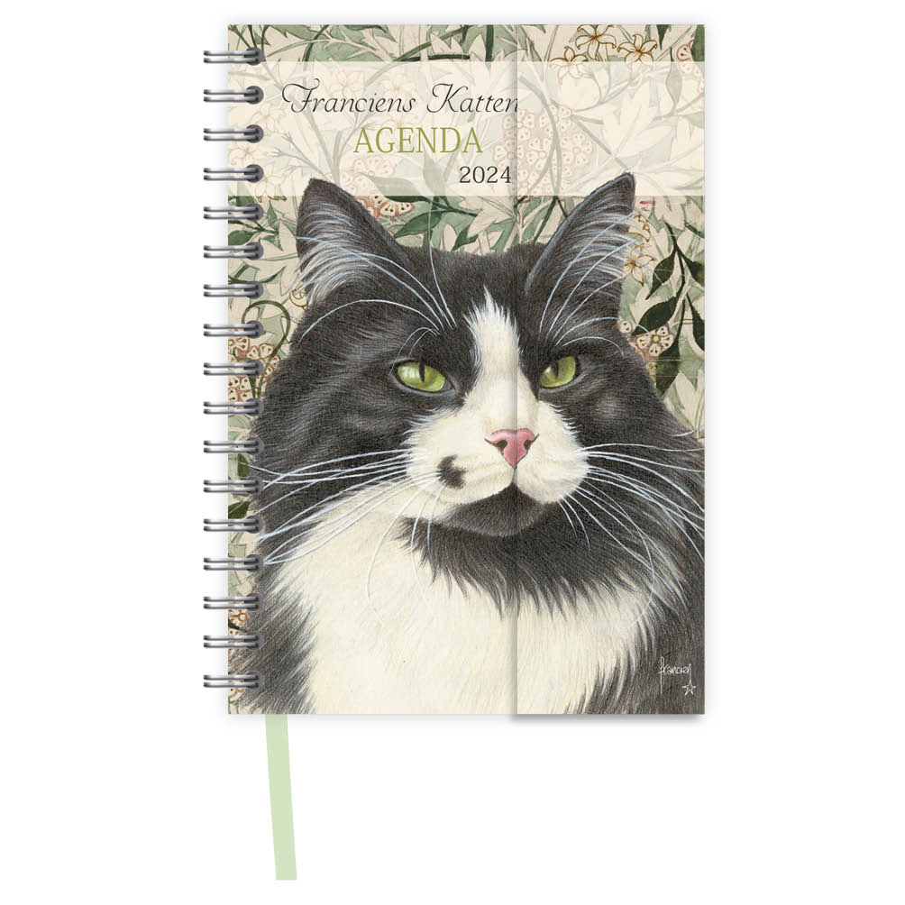 Franciens Katten spiraalagenda 2024 (luxe) Mozes