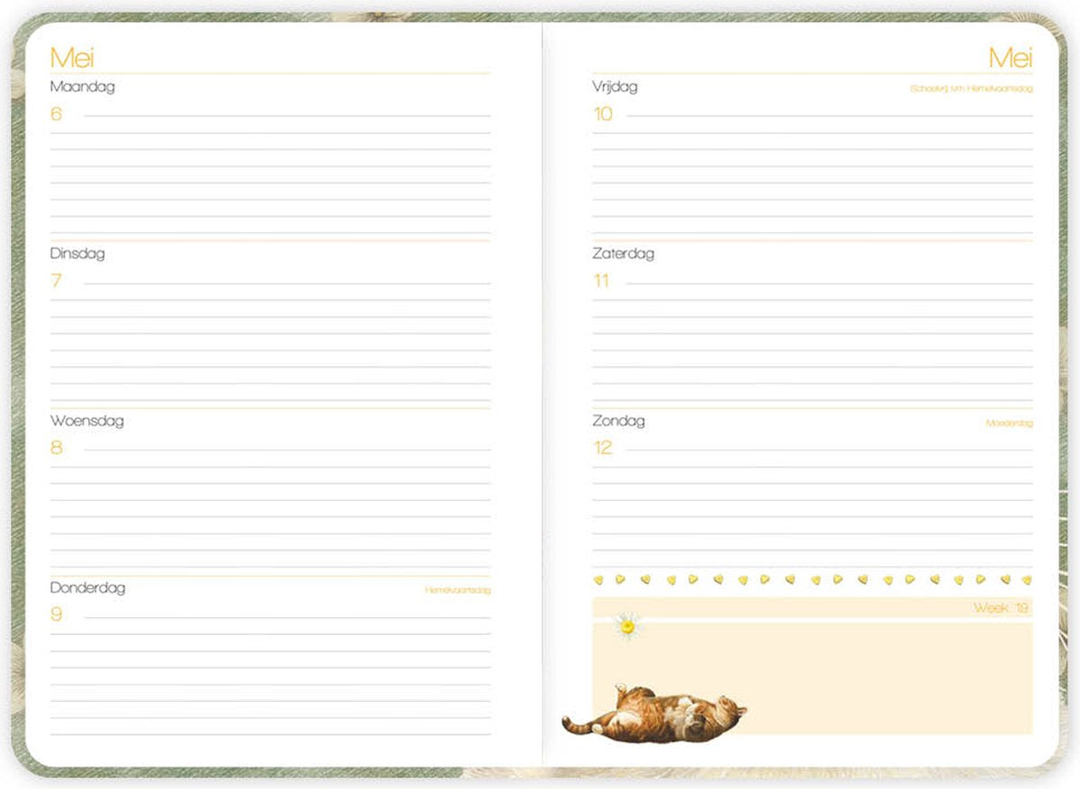 Franciens Katten weekagenda 2024 Conny