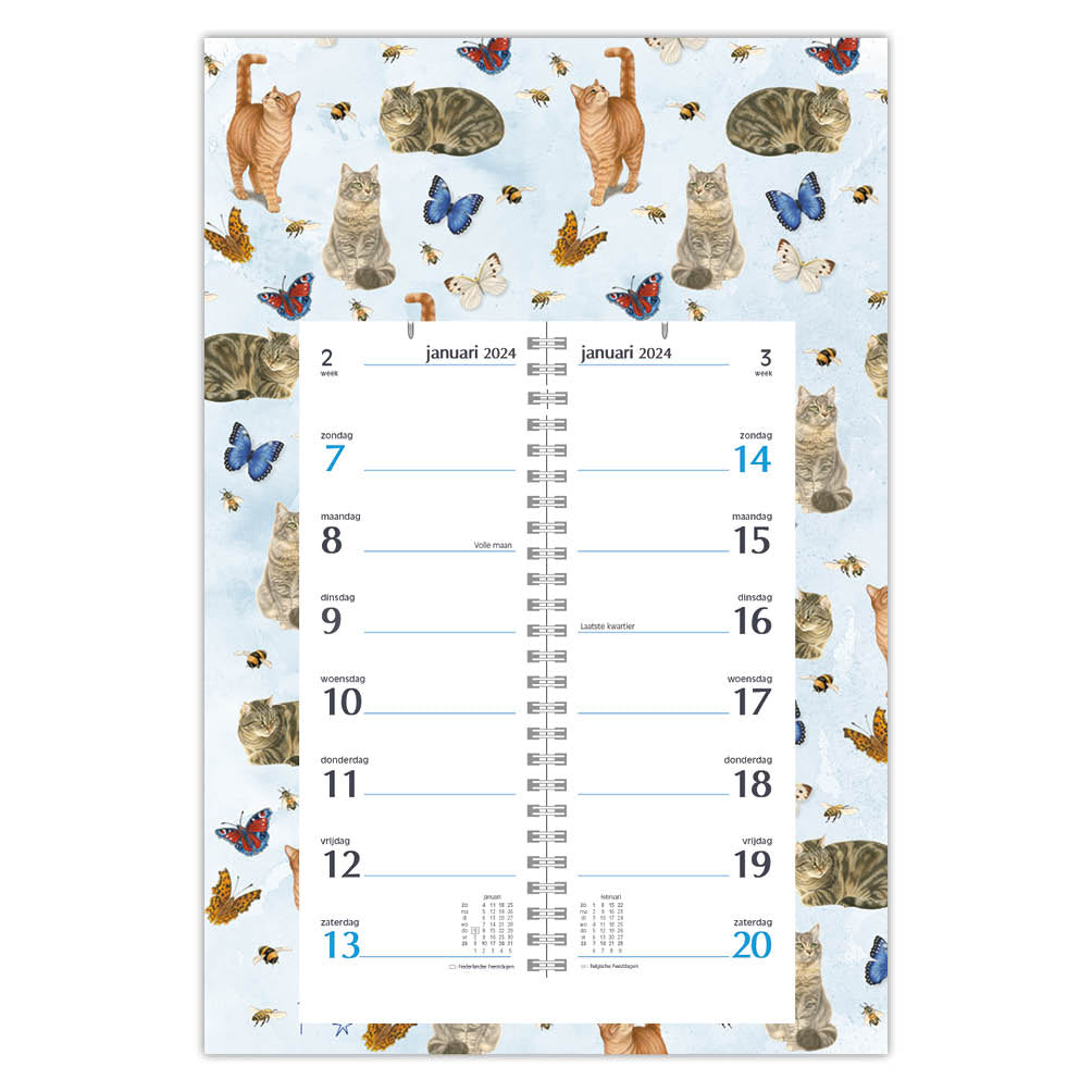 Franciens katten WEEKomleg 2024 op schild Cats & Bugs