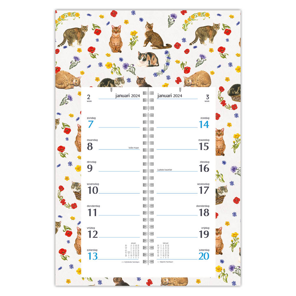 Franciens katten WEEKomleg 2024 op schild Cats & Flowers