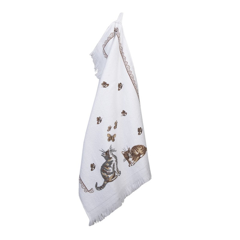 Gastendoekje katten en vlinders