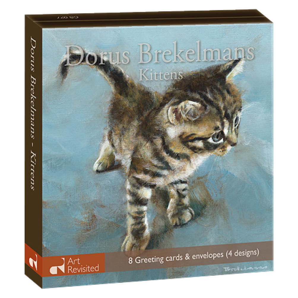 Katten kaarten 8 stuks met enveloppen "Kitten"