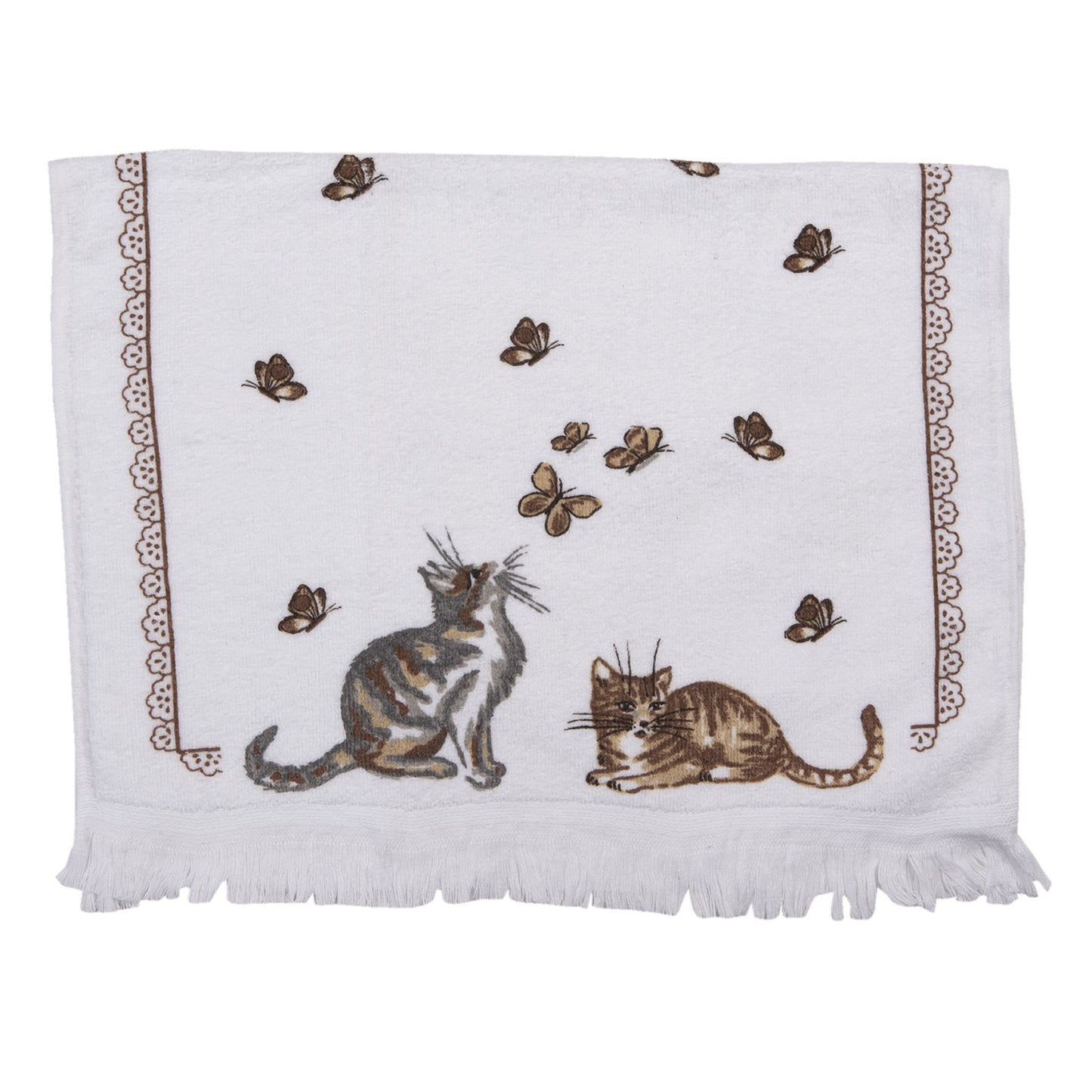 Gastendoekje katten en vlinders