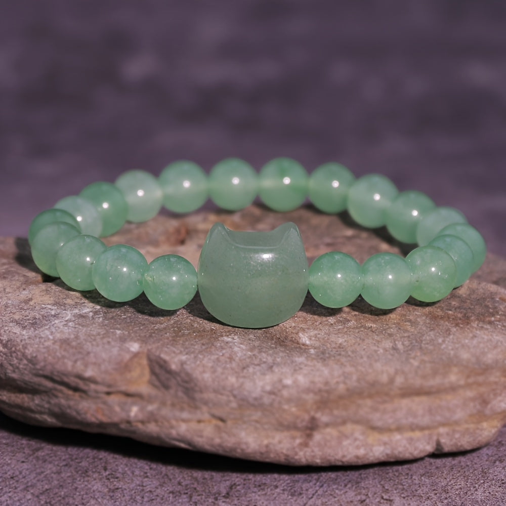 Kattenkop kralen armband - verschillende kleuren | PRE-ORDER
