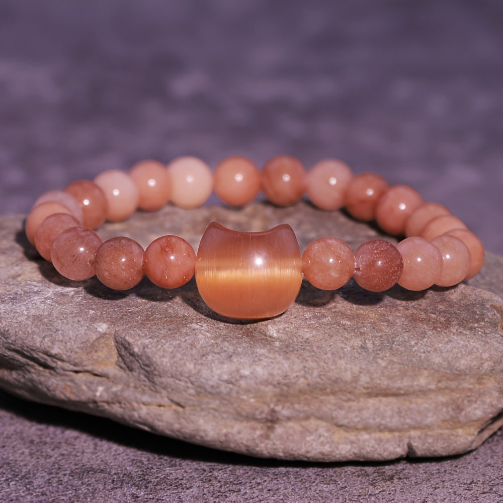 Kattenkop kralen armband - verschillende kleuren | PRE-ORDER