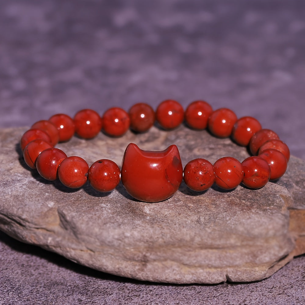 Kattenkop kralen armband - verschillende kleuren | PRE-ORDER
