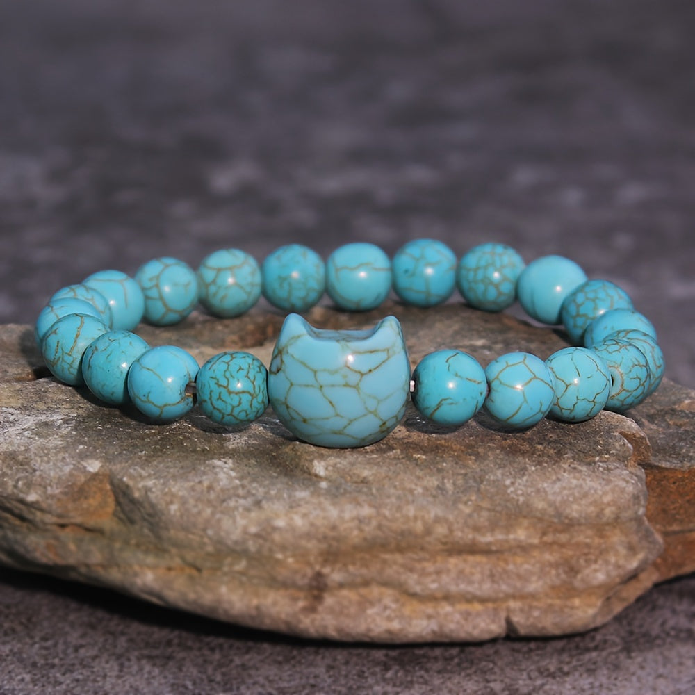 Kattenkop kralen armband - verschillende kleuren | PRE-ORDER
