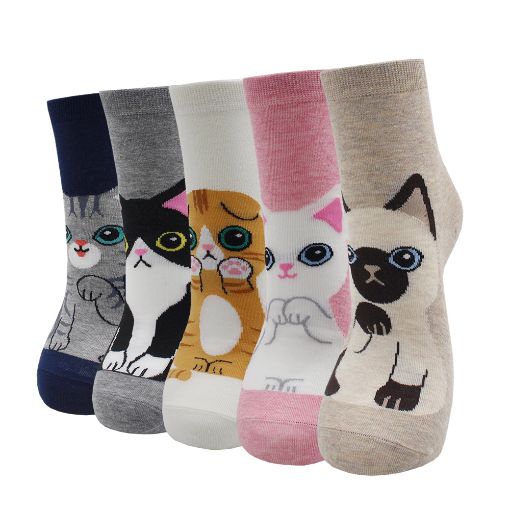 Kattensokken 5 paar met raskatten