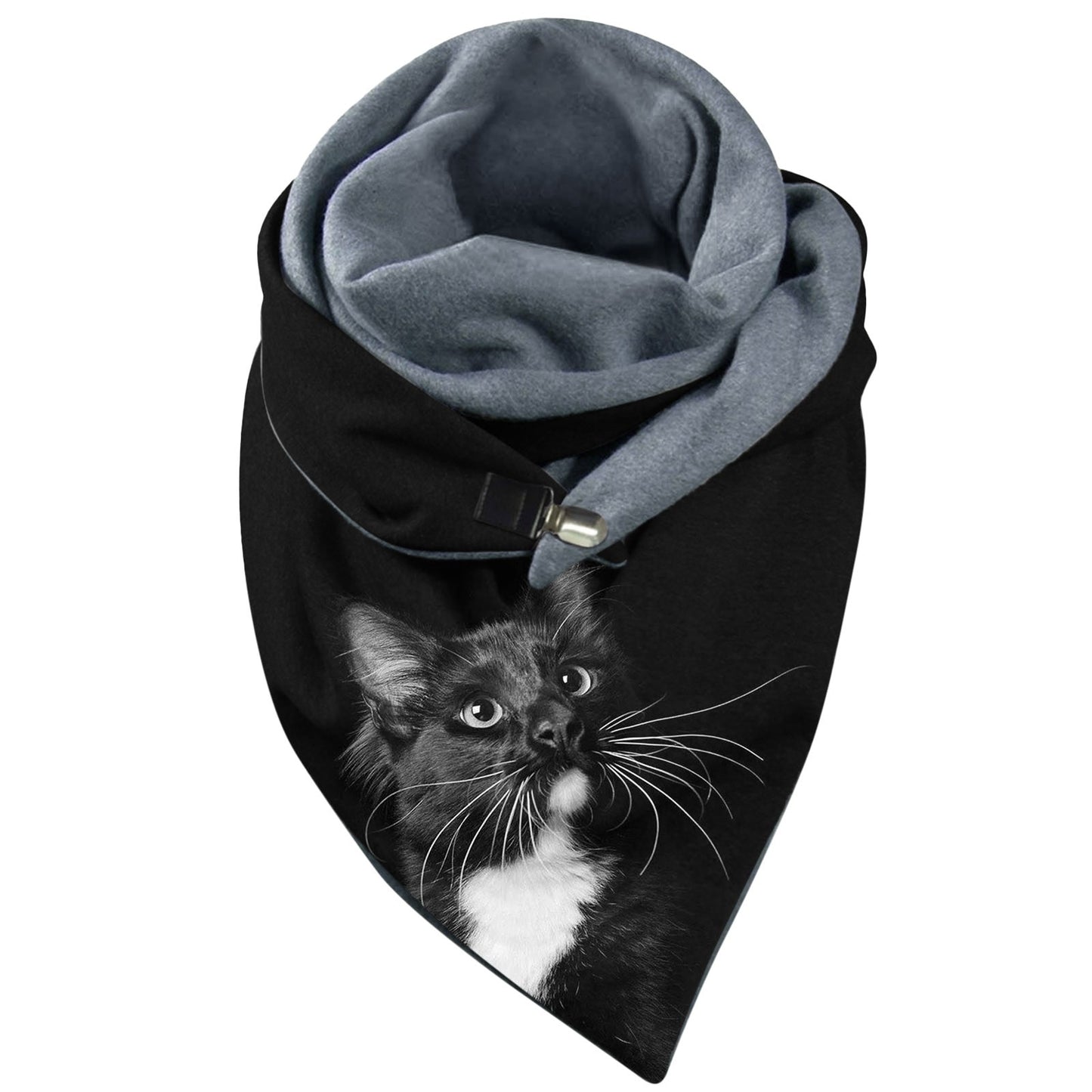 The Happy Cat Shop | Katten wikkelsjaal "Tuxedo Kat"