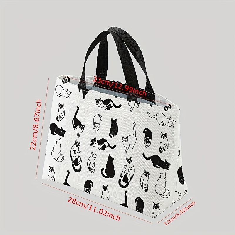 Koeltas / lunchtas zwart-witte katten | PRE-ORDER