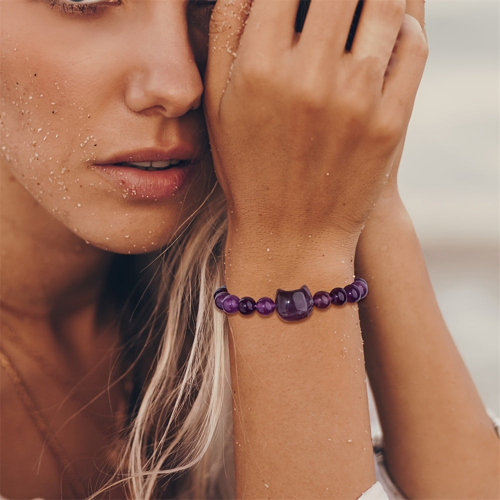 Kattenkop kralen armband - verschillende kleuren | PRE-ORDER