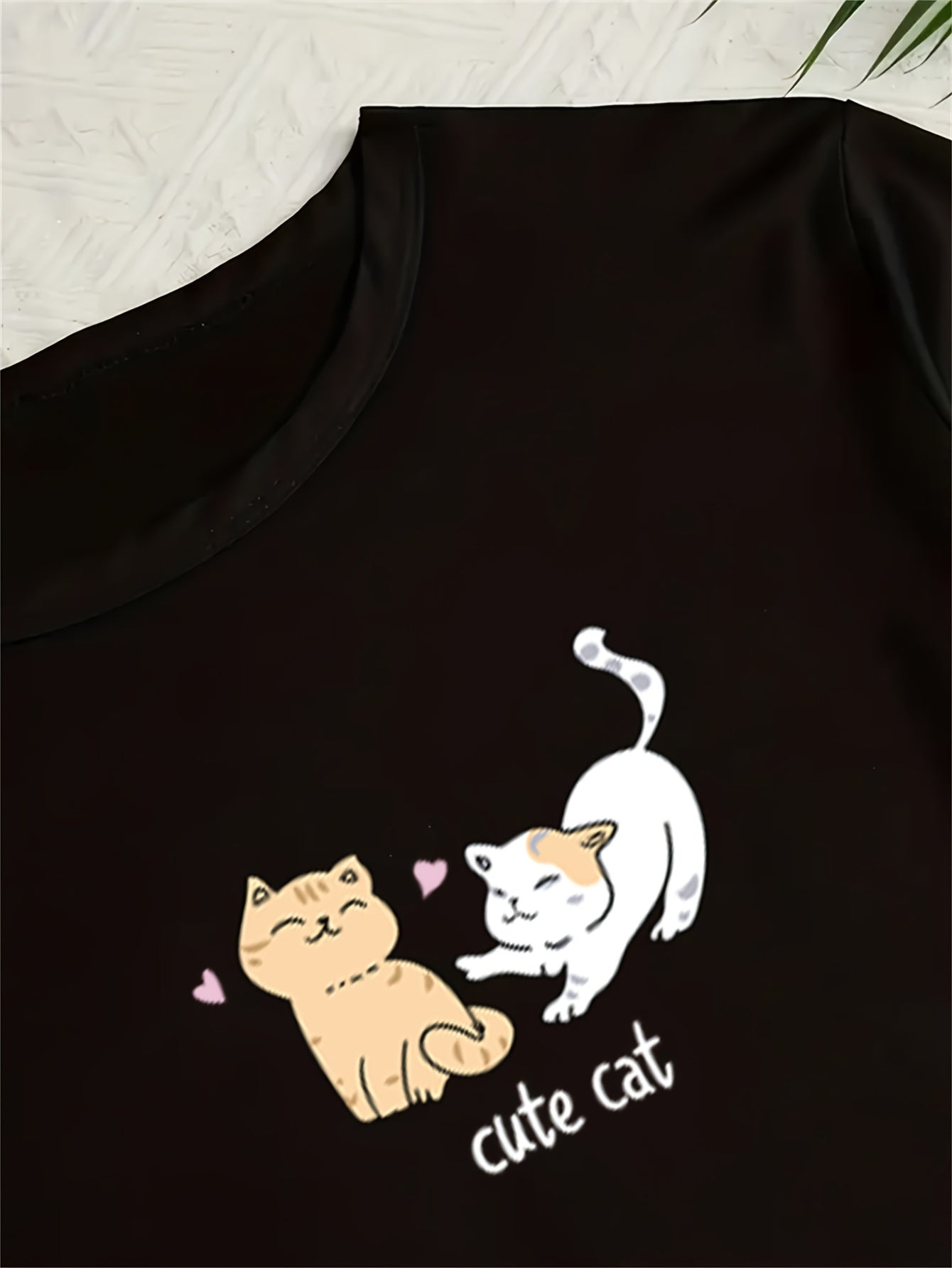 Katten pyjama set 3-delig zwart “Cute Cat” | PRE-ORDER
