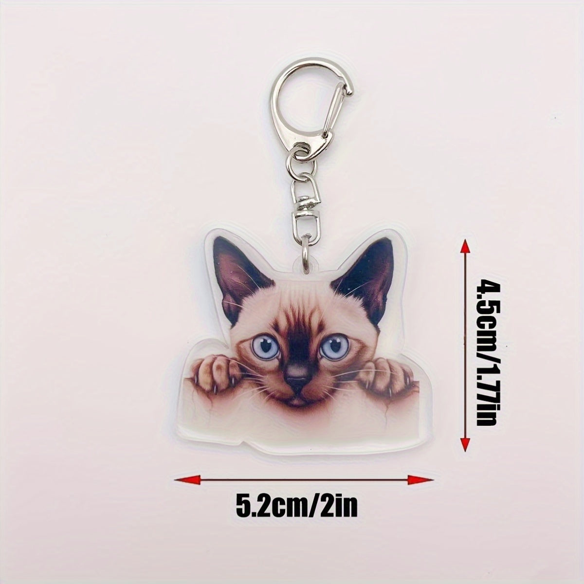 Sleutelhanger Siamese kat “Sia”