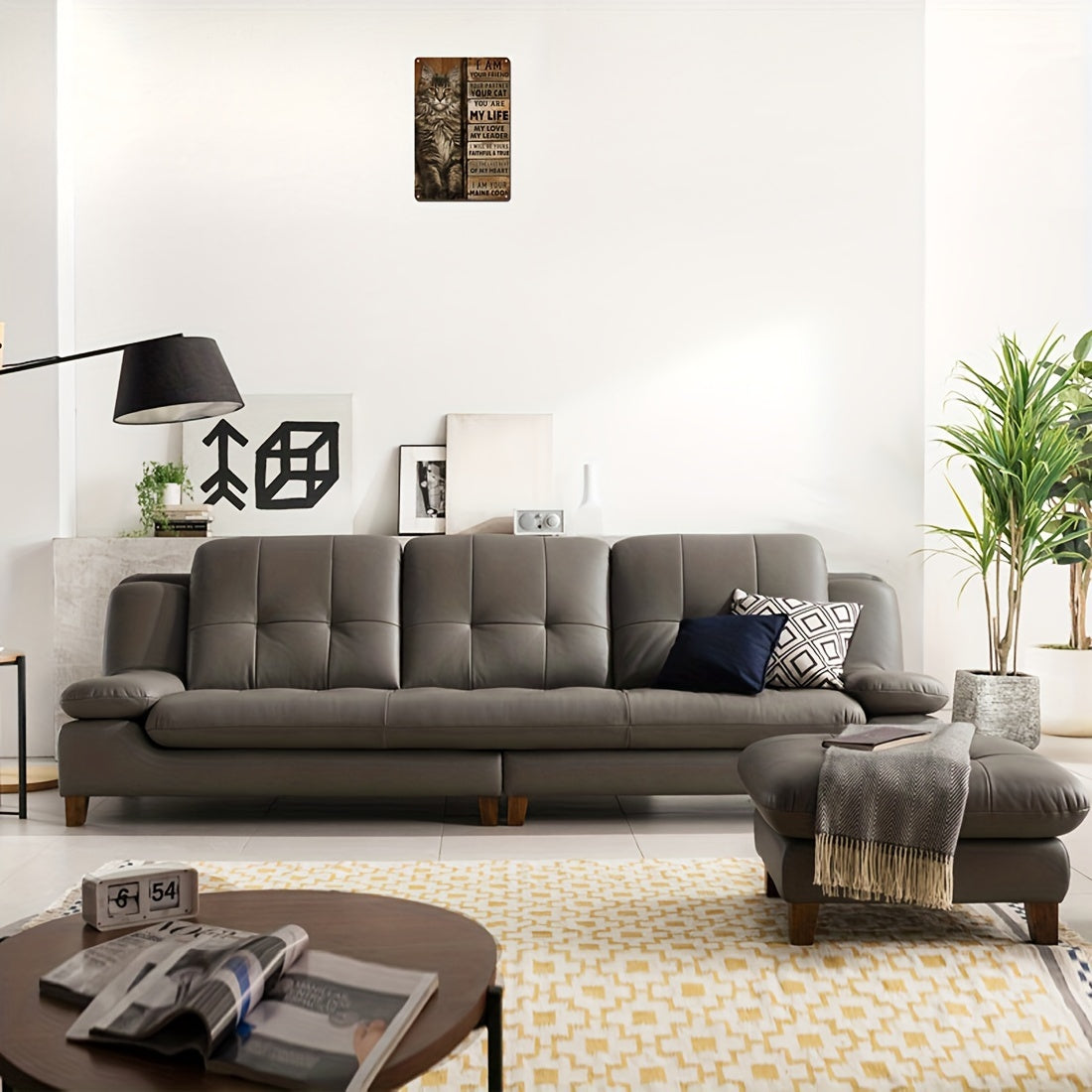 Wandbord metaal Maine Coon “I am your Maine Coon”