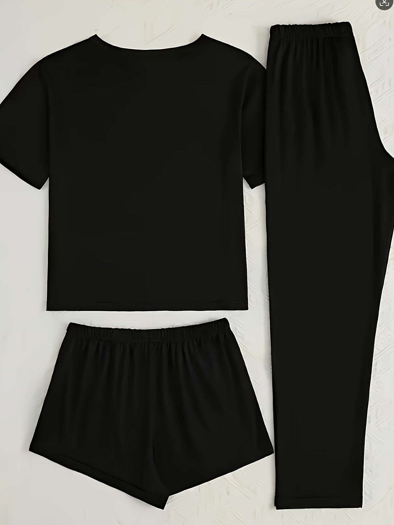 Katten pyjama set 3-delig zwart “Cute Cat” | PRE-ORDER