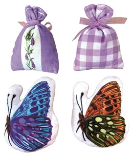 Catnip speelgoed 4 stuks vlinders en zakjes provence