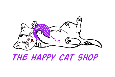 The happy cat shop logo, Dé webshop voor kattenliefhebbers of shop een cadeau voor de kattenliefhebber