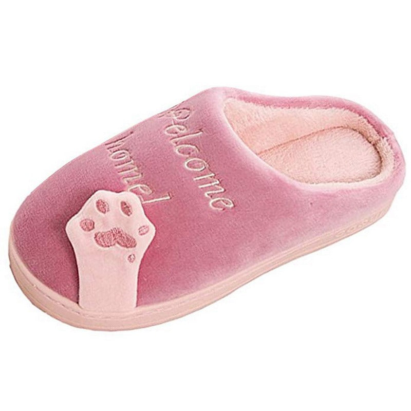 The Happy Cat Shop | Katten pantoffels met antislip zolen | Oud Roze