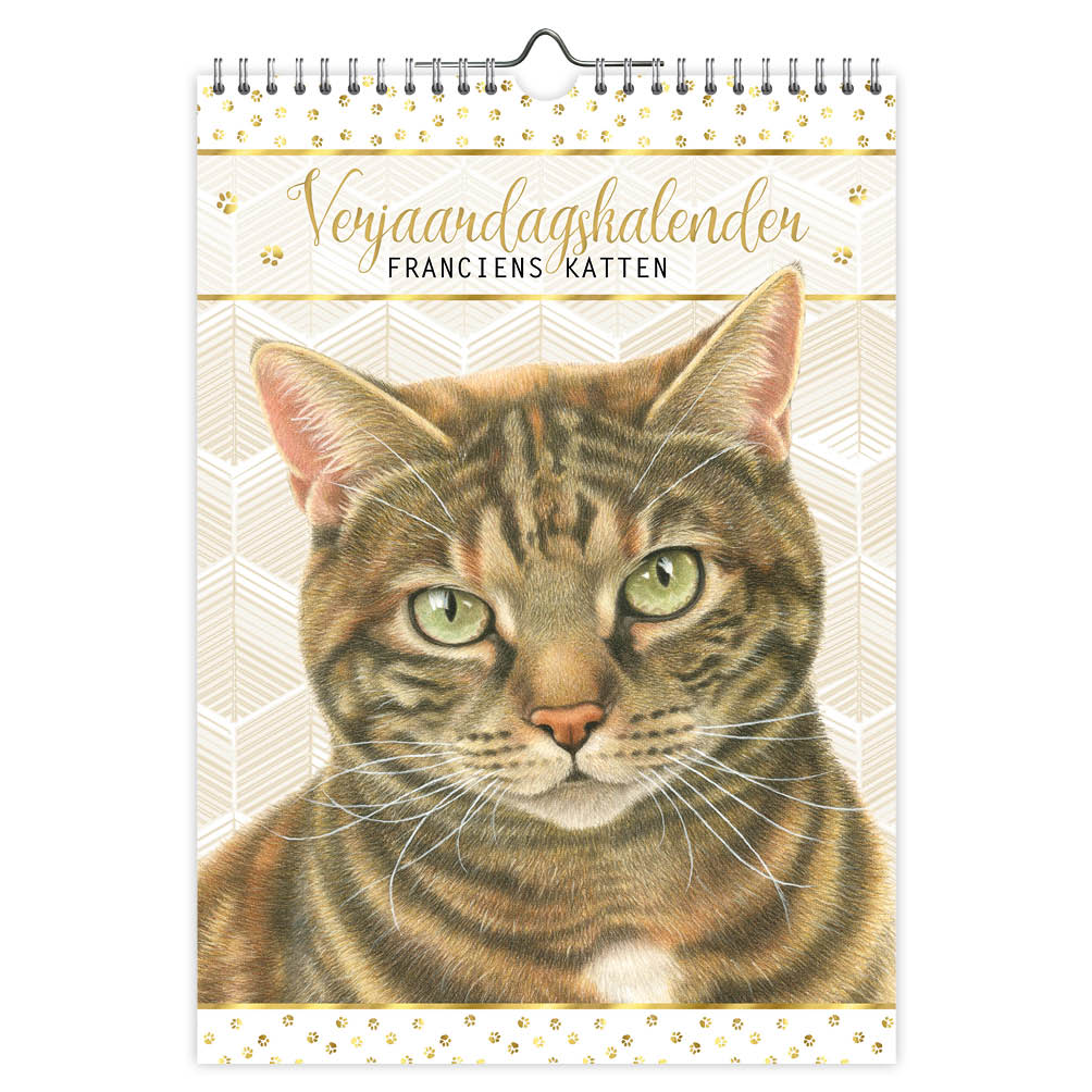 Katten verjaardagskalender "Ginger"