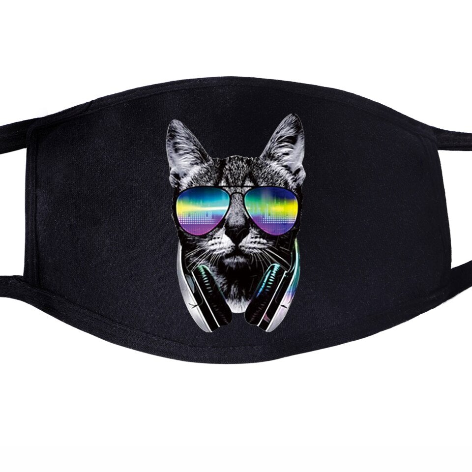 Katten mondkapje "DJ Cat"