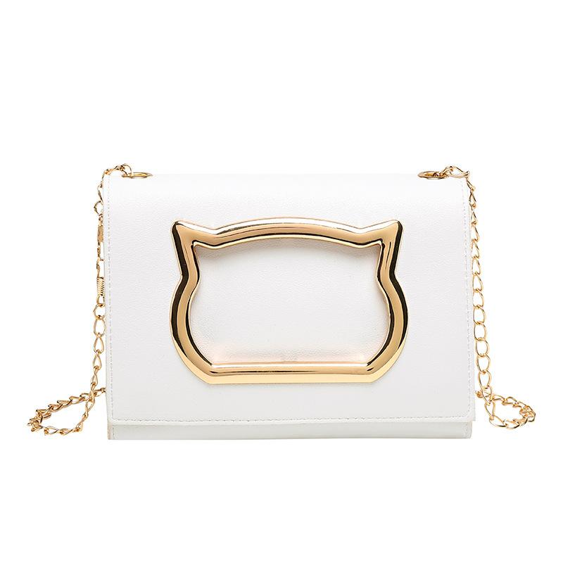 Katten Schoudertas / Clutch "Charmy" | Wit