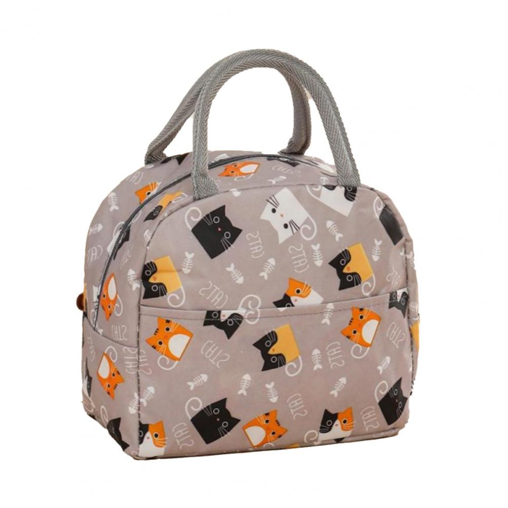 The Happy Catshop | Katten koeltasje of lunchtasje | Grijs Cats