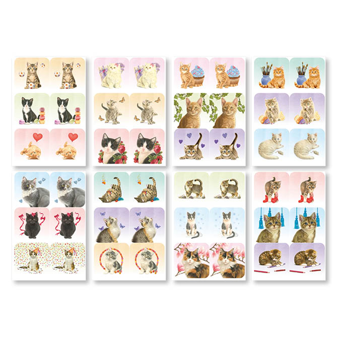 Katten memory spel | Franciens katten