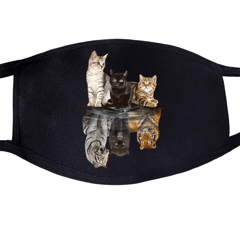 Katten mondkapje "Feel like a tiger"