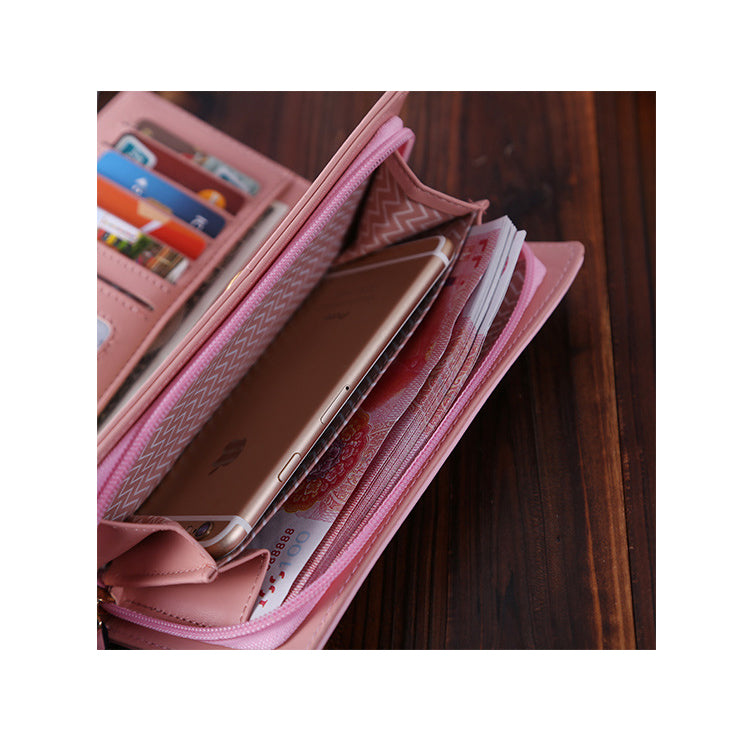 The Happy Cat Shop | Katten portemonnee groot | Zwart "Just hanging"