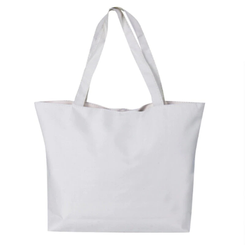 Katten strandtas / shopper | Wit