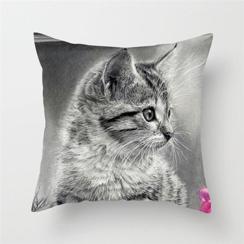 The Happy Cat Shop | Katten kussenhoes "Kitty cat"
