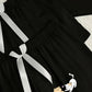 Katten pyjama set 3-delig zwart “Cute Cat” | PRE-ORDER