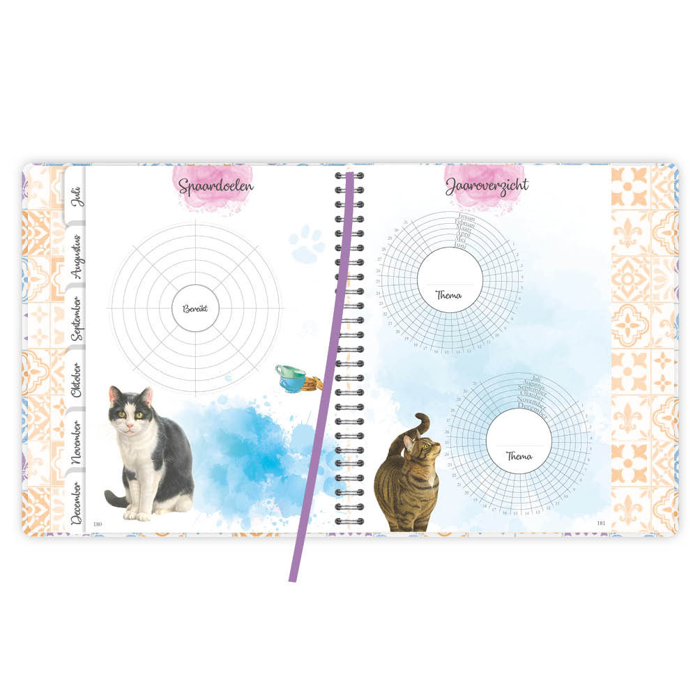 Franciens katten Weekplanner Frits 2026
