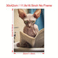 Canvas poster Sphynx “Wasbak nieuws”