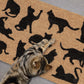 Deurmat katten silhouetten