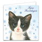 Katten kerstkaarten 10 stuks | Boskat kitten en Tuxedo kitten