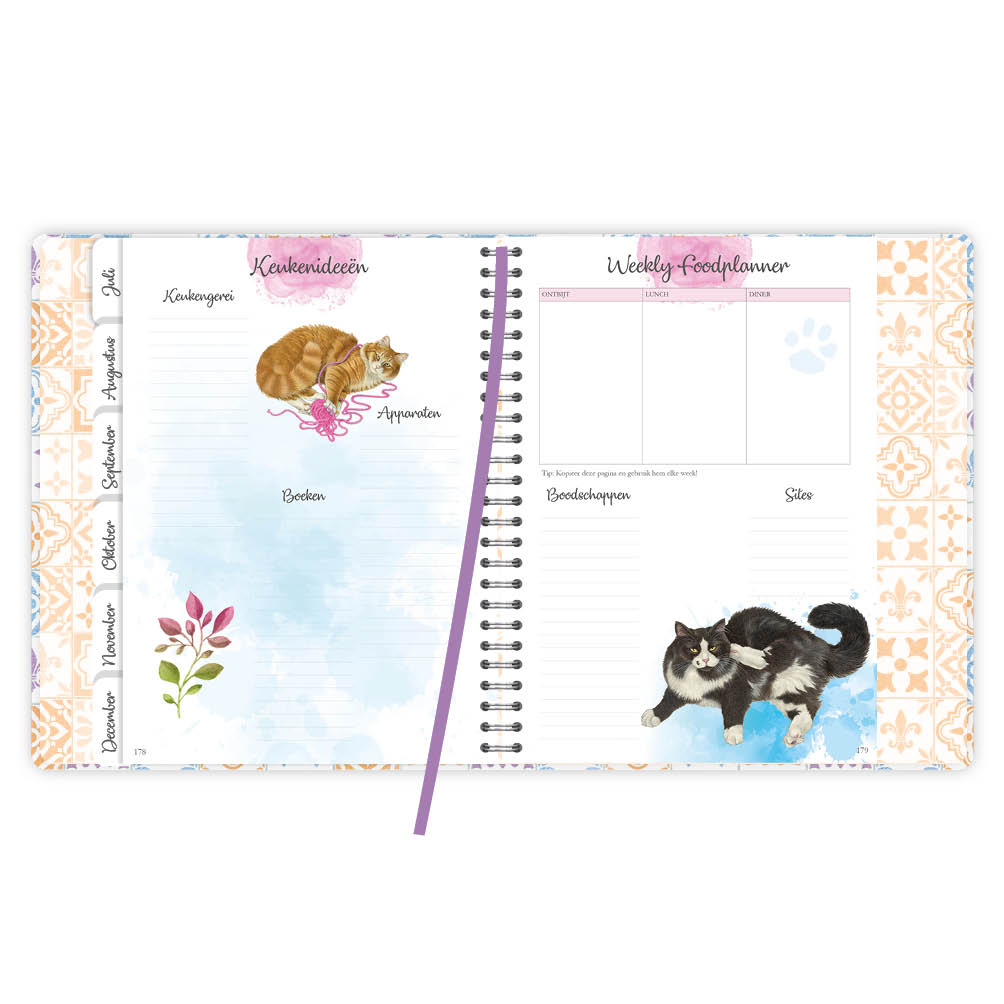 Franciens katten Weekplanner Frits 2026