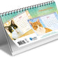 Franciens katten Desk Kalender 2026