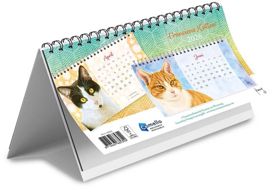 Franciens katten Desk Kalender 2026